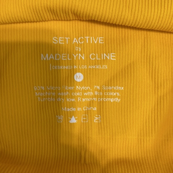 SET Active Daisy Box Bra Orange Yellow Daisy Color Mediumm - Picture 6 of 7